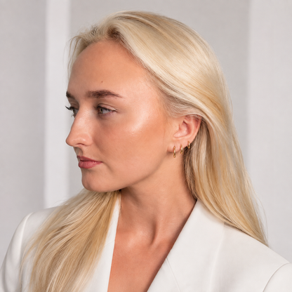 Auskaru Trio Gold Hoop