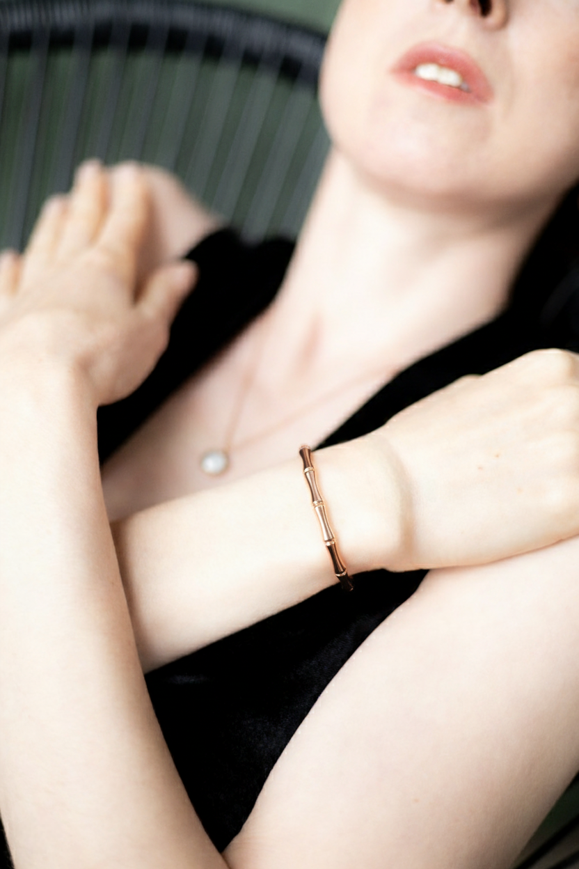 Rokassprādze &quot;Zeltītais bambuss&quot;