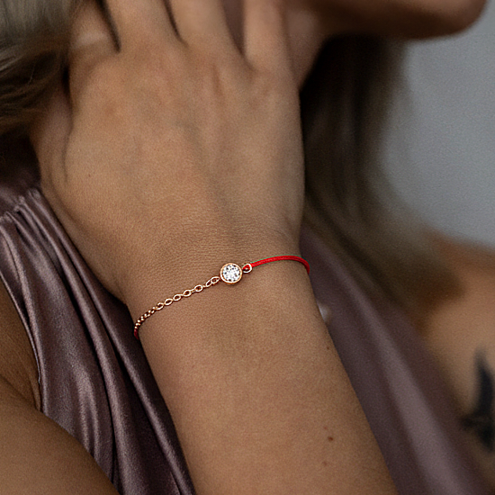 Rokassprādze &quot; Sarkanais diegs &quot;