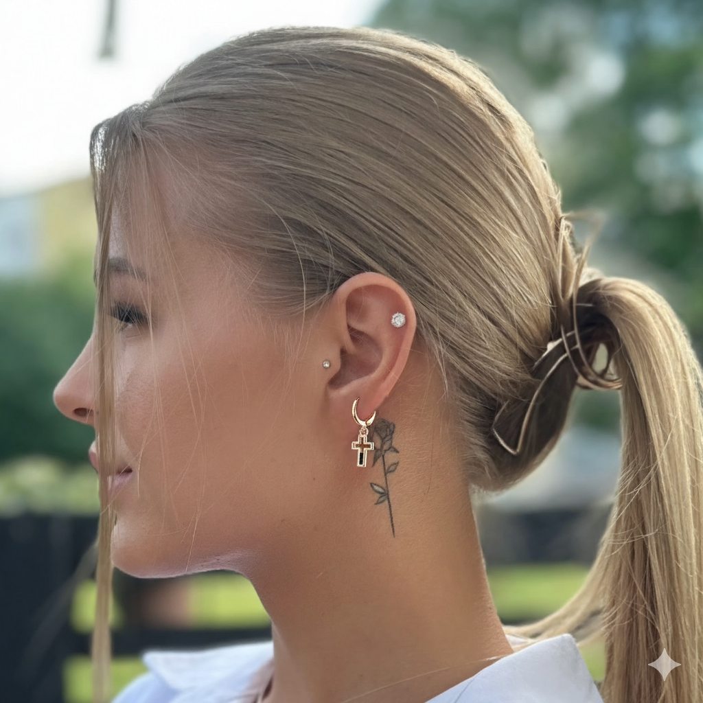 Auskari &quot;Mazais krustiņš&quot;