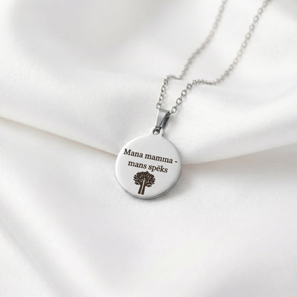 Kaklarota Mana mamma - mans spēks | personalizē pēc vēlmes