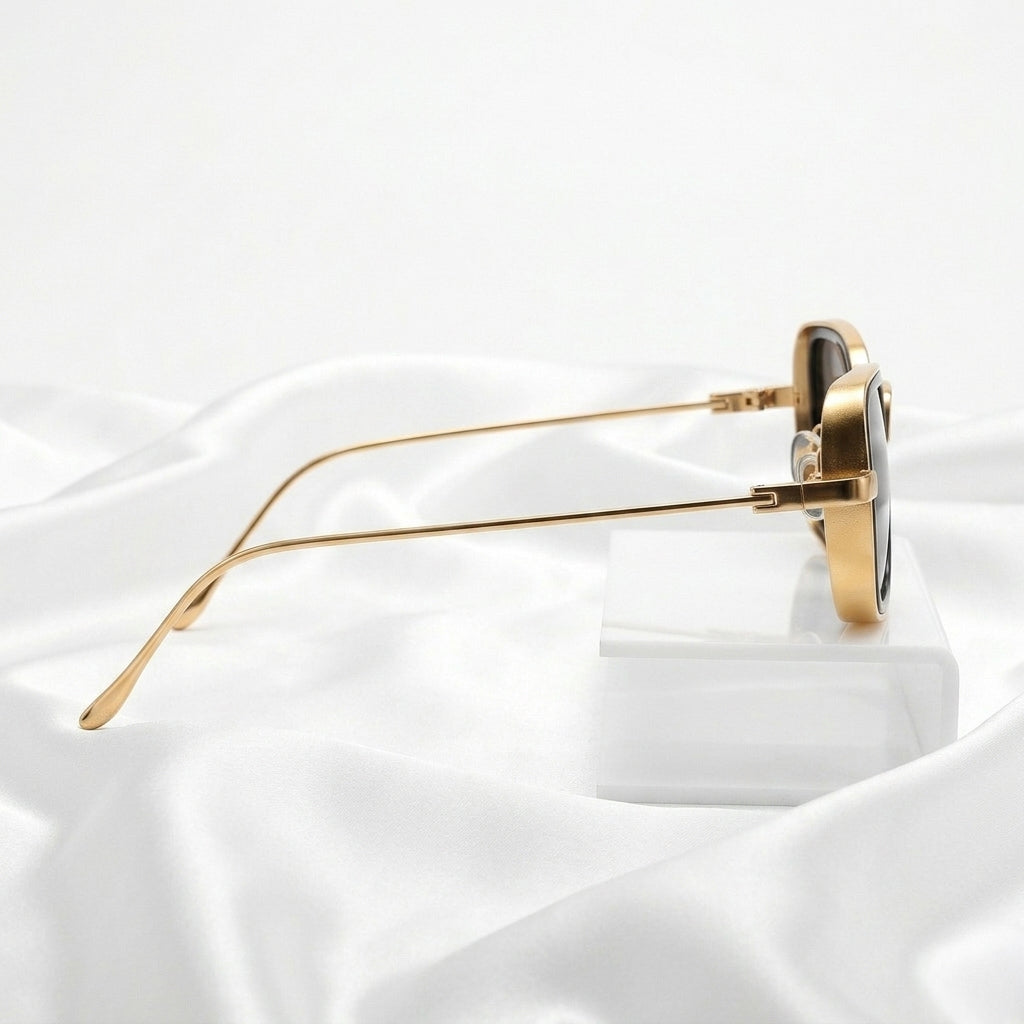 Saulesbrilles Unisex gold