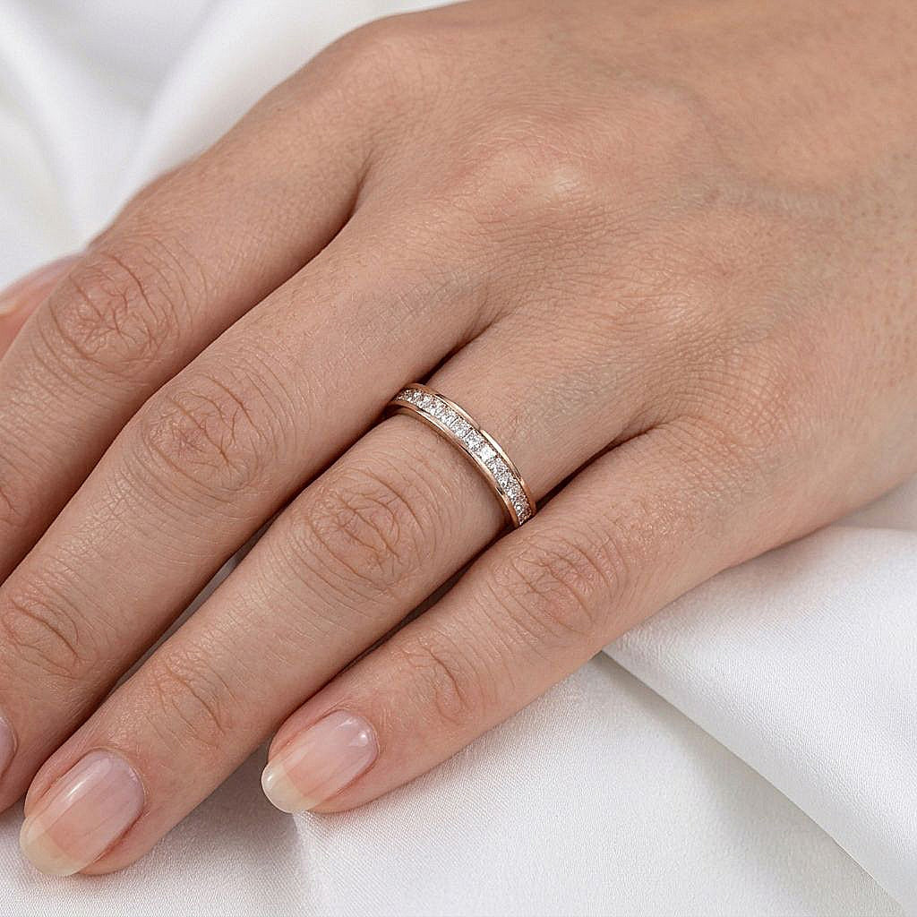 Gredzens "Viena kristālu rinda"