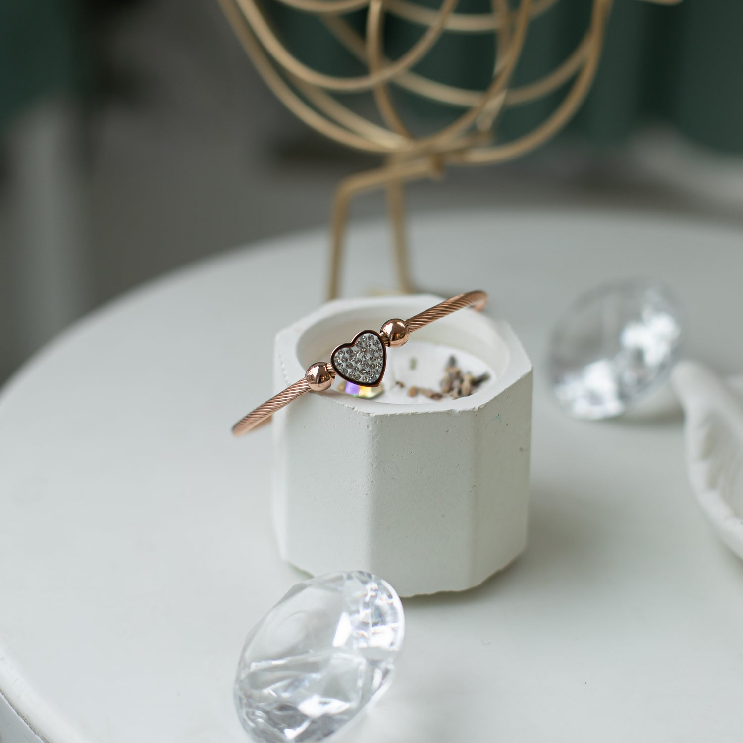 Rokassprādze "Crystal heart"