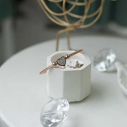 Rokassprādze "Crystal heart"