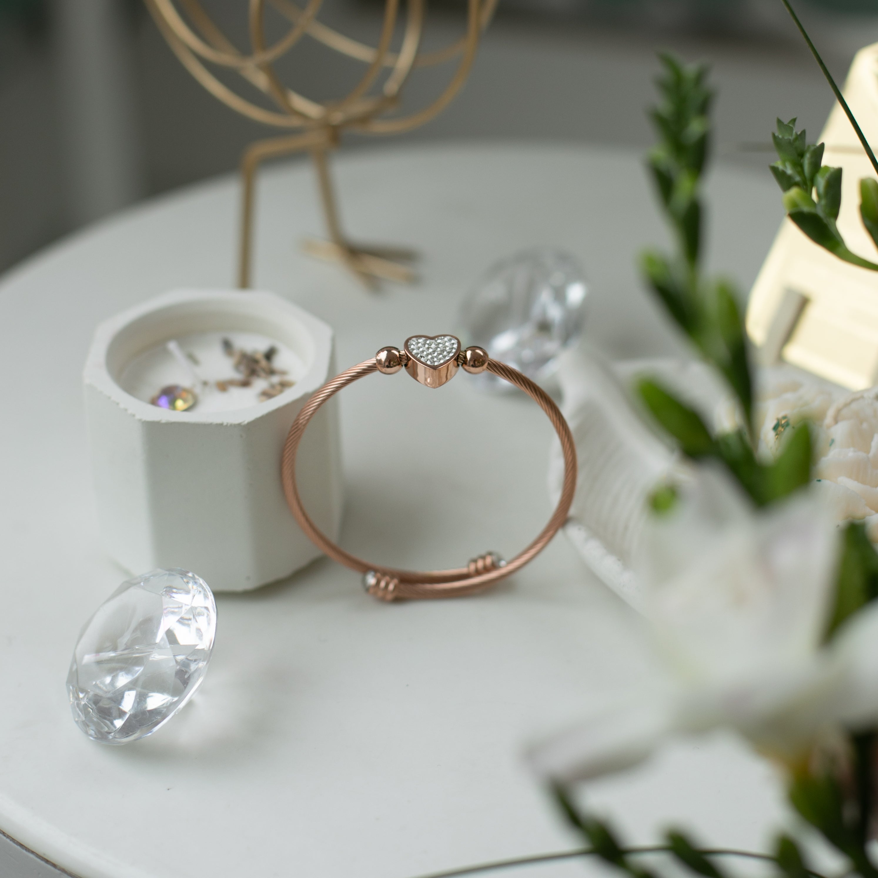 Rokassprādze "Crystal heart"