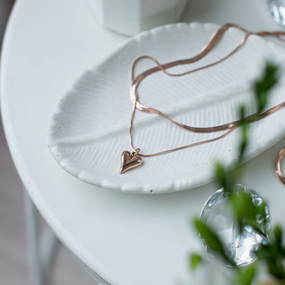 Necklace "Reflection Heart"