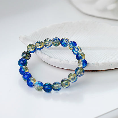 Rokassprādze "Stikla dziļums" zila