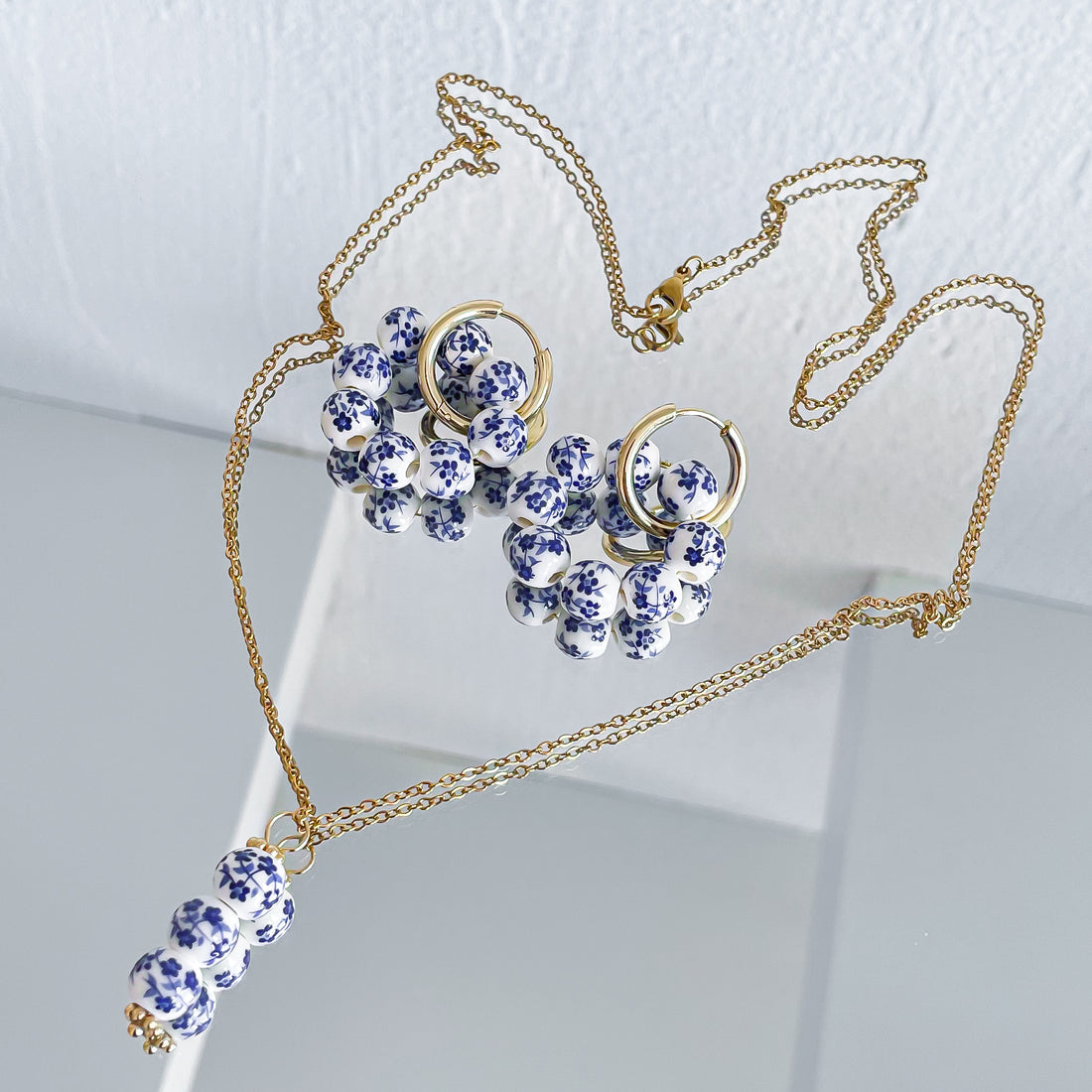 Rotu komplekts "Zilie ziedi"