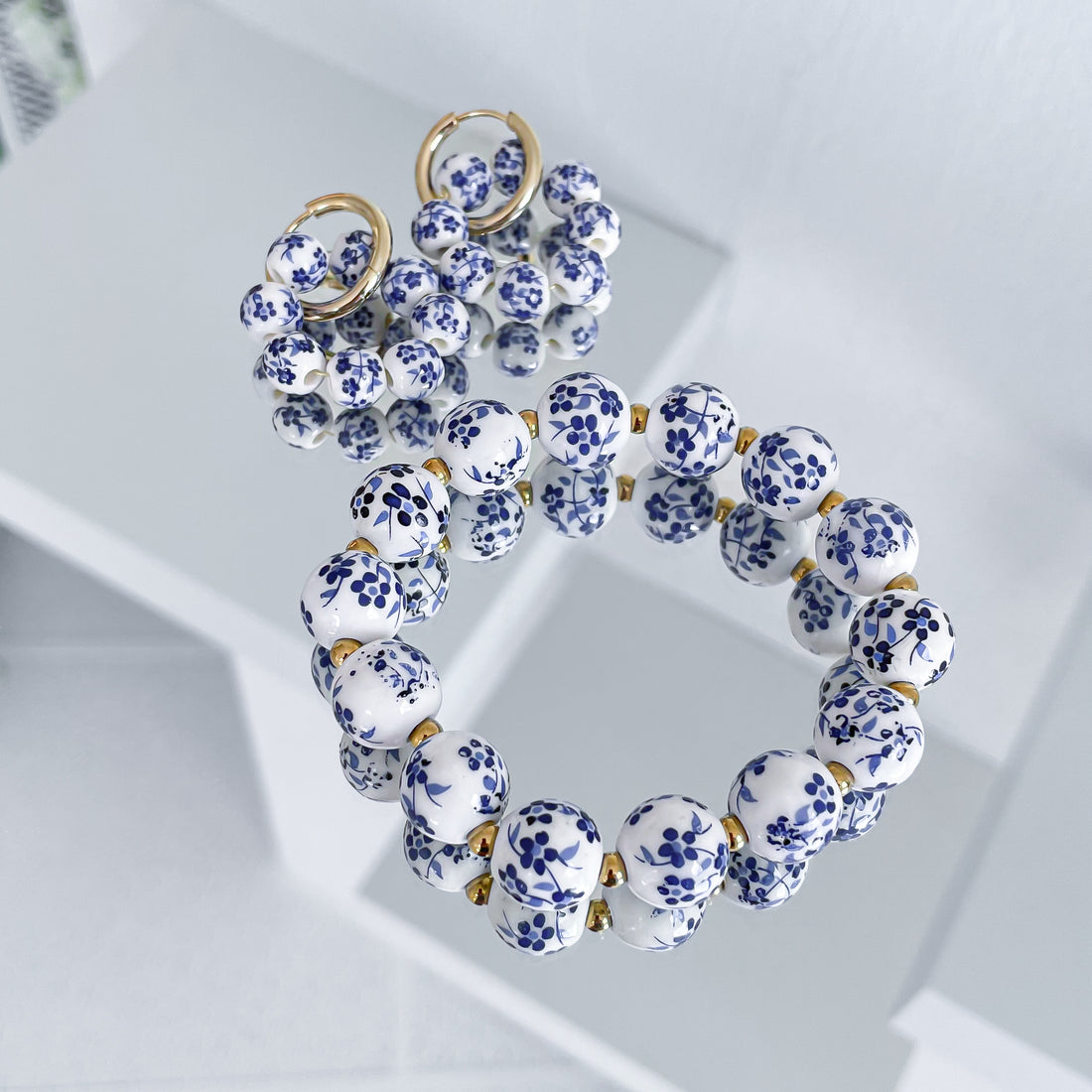 Rotu komplekts &quot;Zilie ziedi&quot;