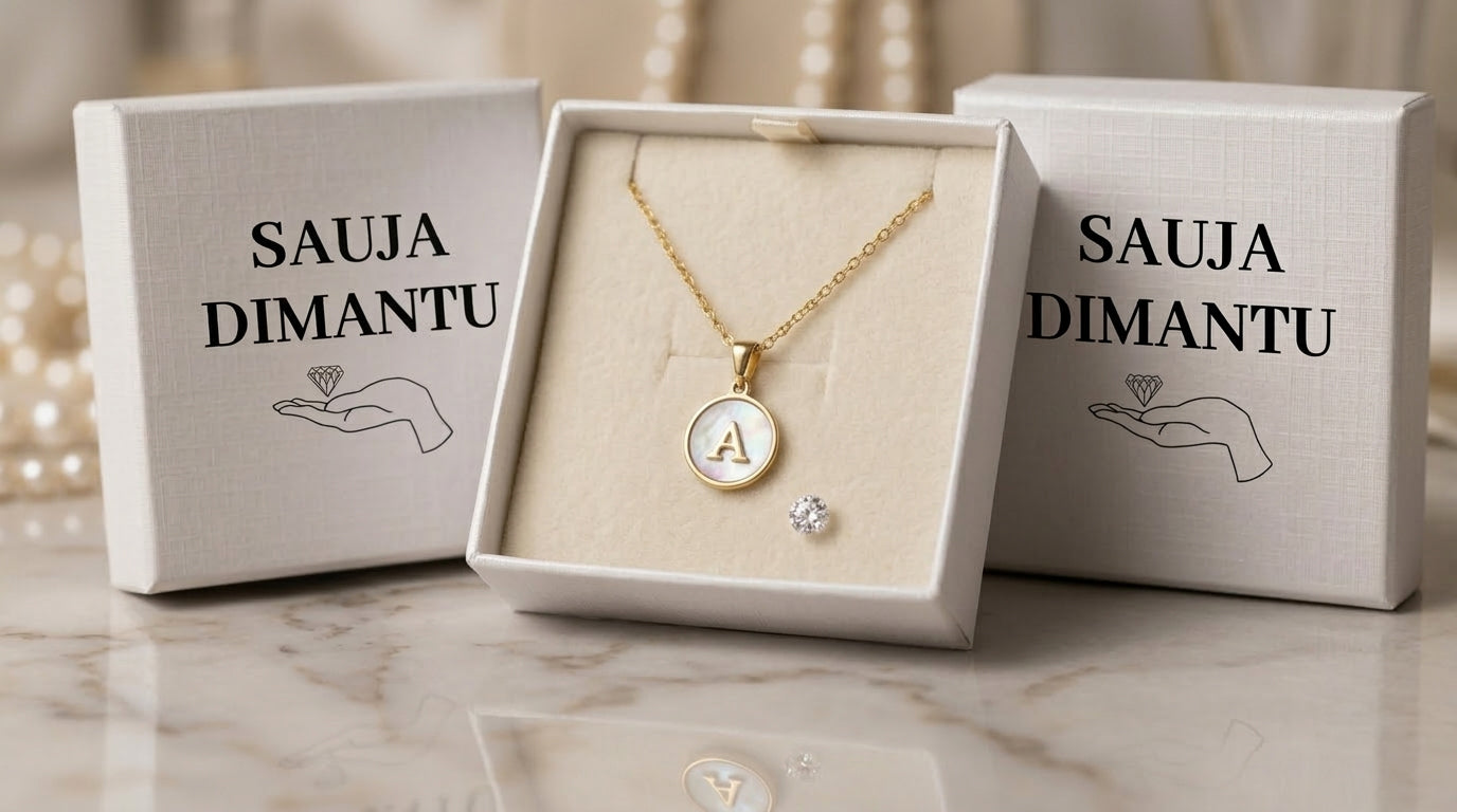 CHOOSE YOUR LETTER Necklace "Golden letter"