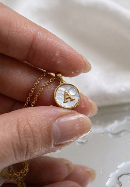 CHOOSE YOUR LETTER Necklace "Golden letter"