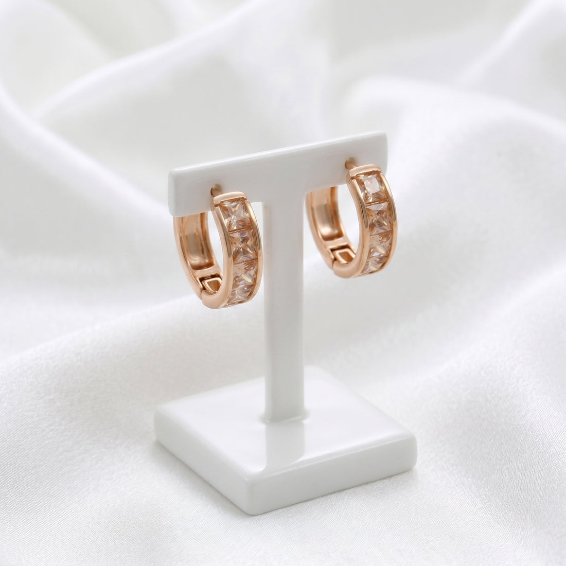 Auskari "Smalkais šampanieša mirdzums"