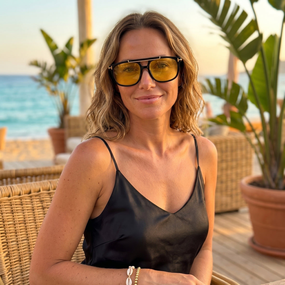 Saulesbrilles Yellow sun