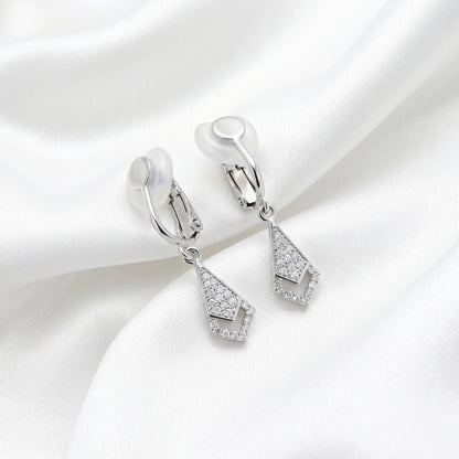 Auskaru klipši "Geometric Glow"