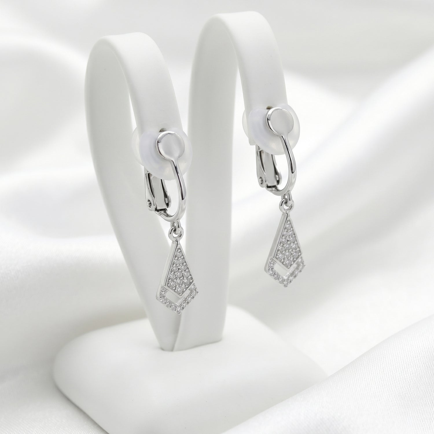 Auskaru klipši "Geometric Glow"