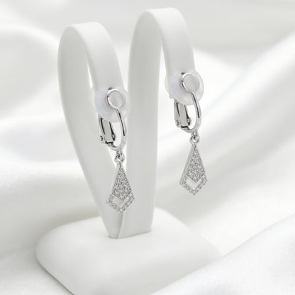 Auskaru klipši "Geometric Glow"