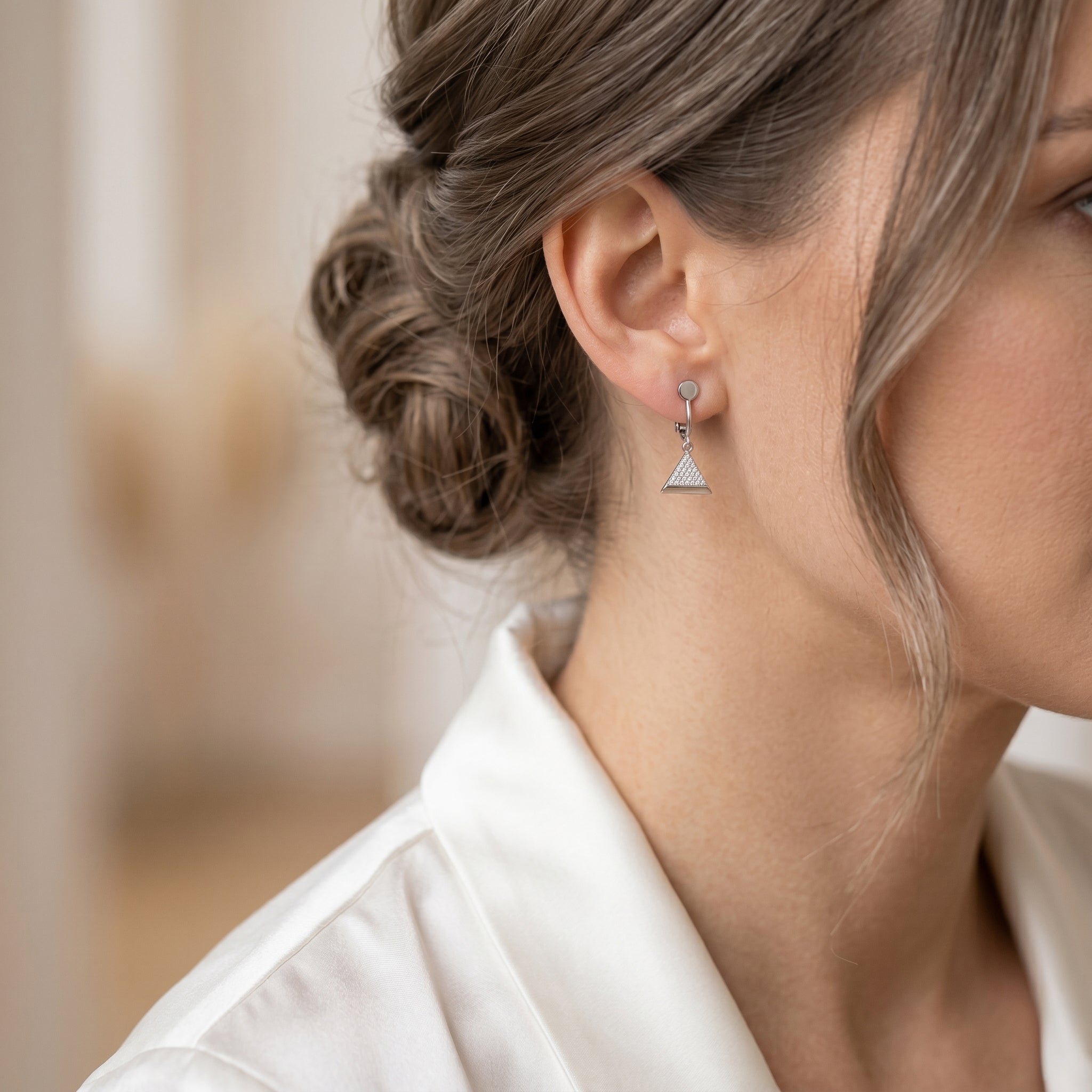 Auskaru klipši "Crystal Edge"