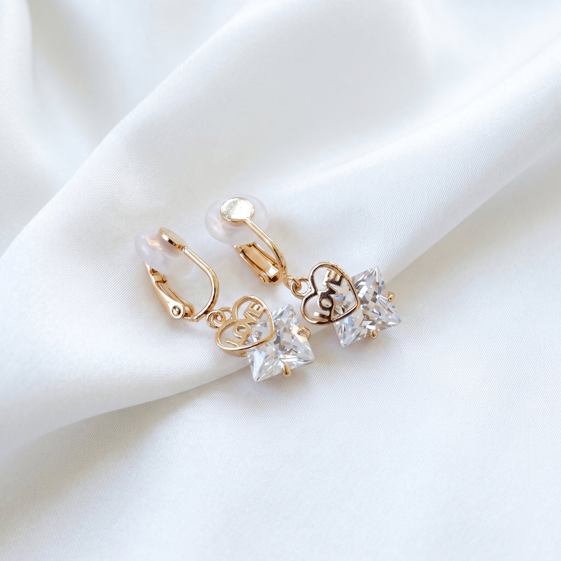 Auskaru klipši "Sweetheart Glow"