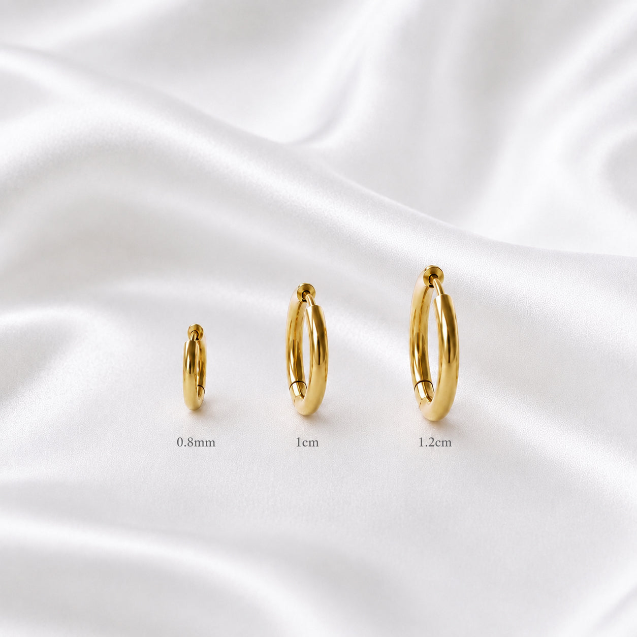 Auskaru Trio Gold Hoop