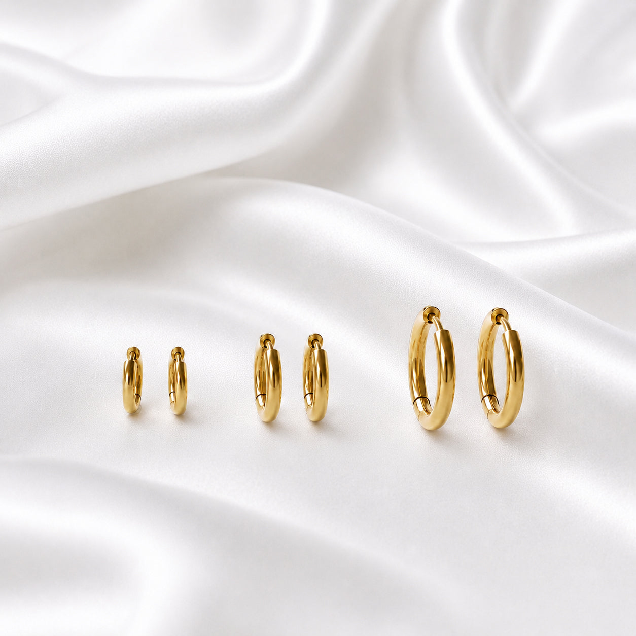 Auskaru Trio Gold Hoop