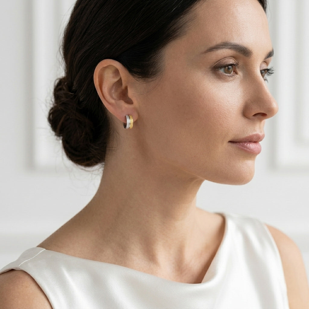 Auskari "Divtoņu elegance"