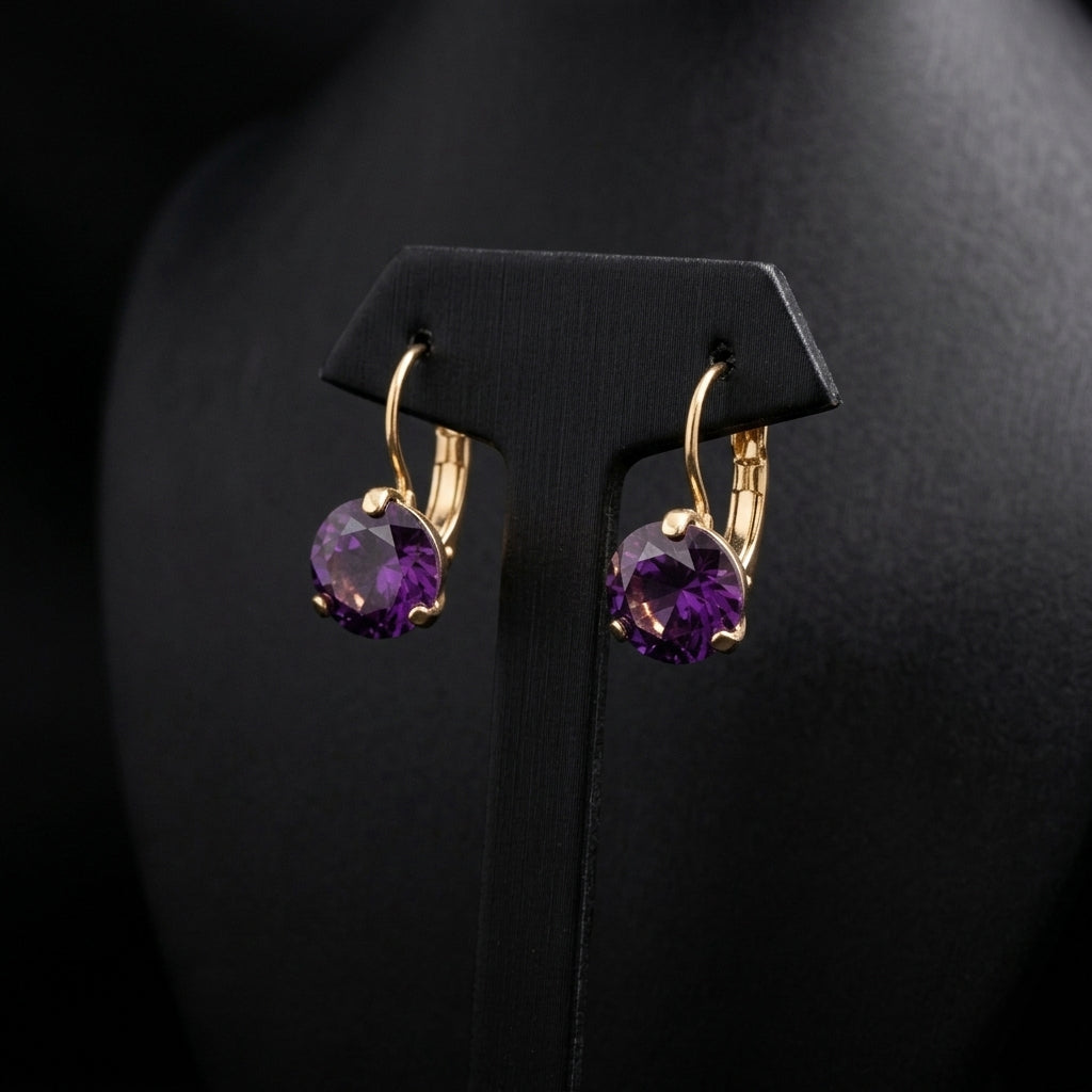 LUX Earrings The Purple Prism