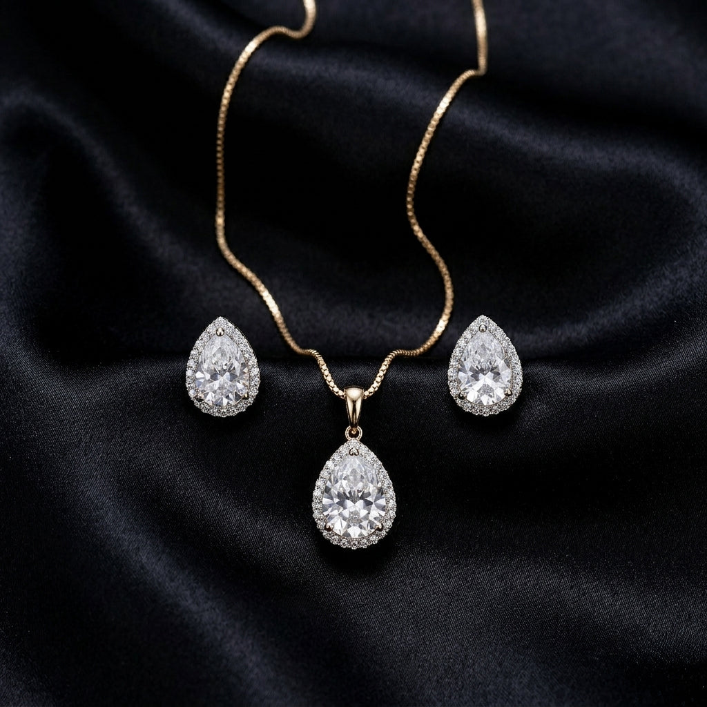 LUX rotu komplekts "Crystal Teardrop"