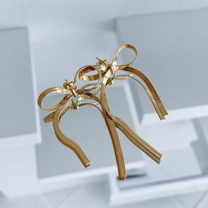 Auskari &quot;Modern Bow&quot; MEGA SALE