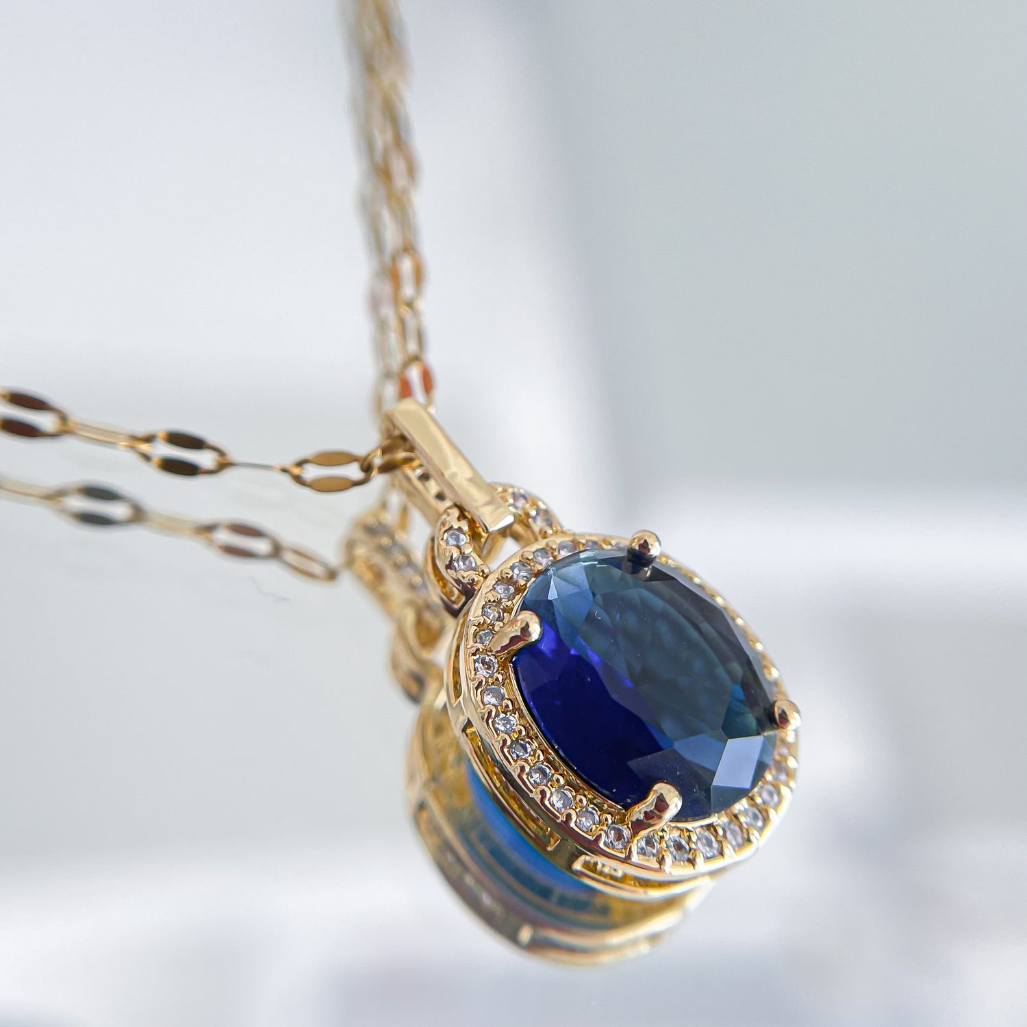 Necklace &quot;Big color crystal&quot;