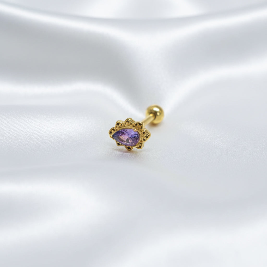 Pīrsings mēlei  "Greznība"