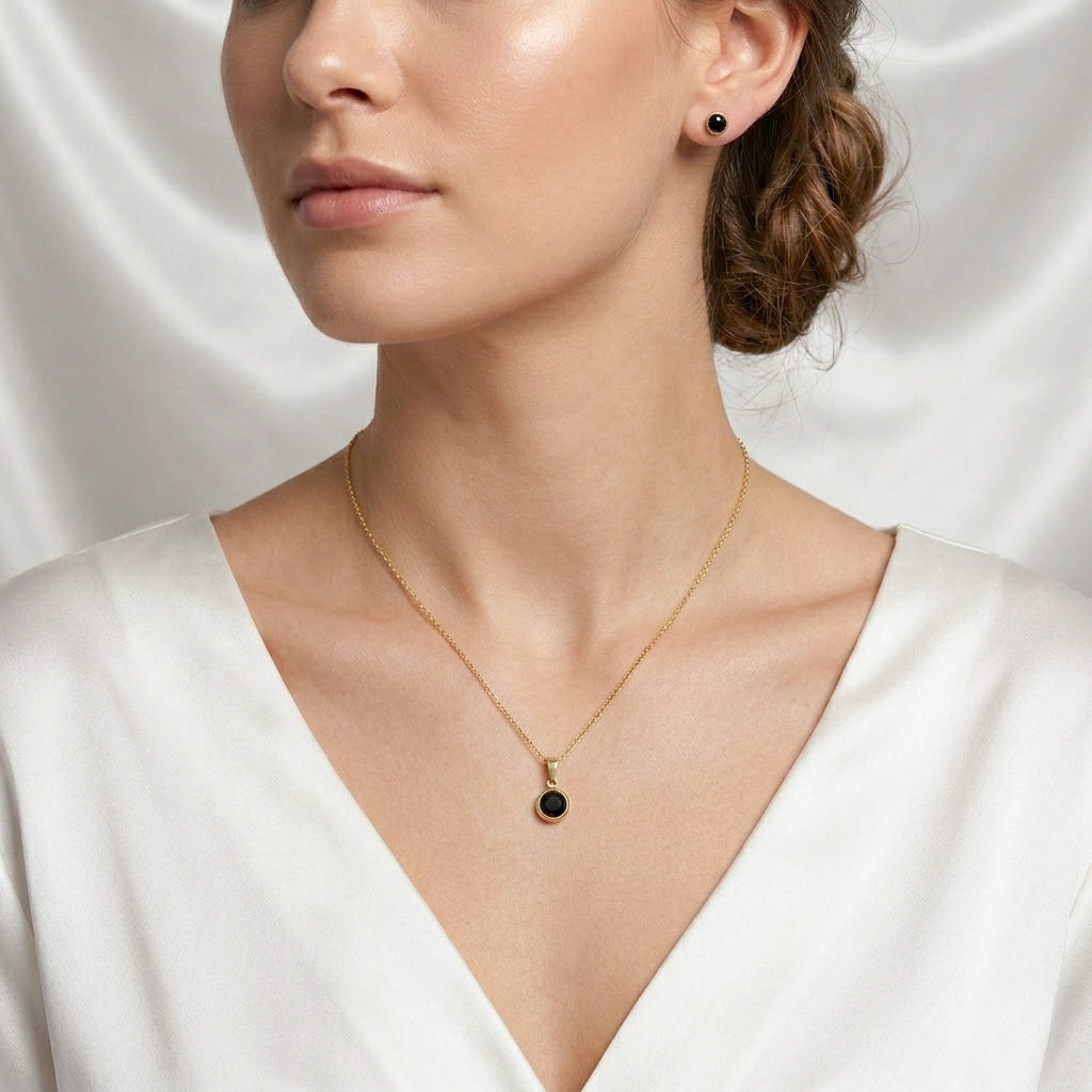 Rotu komplekts "Rīta mirdzums" melns