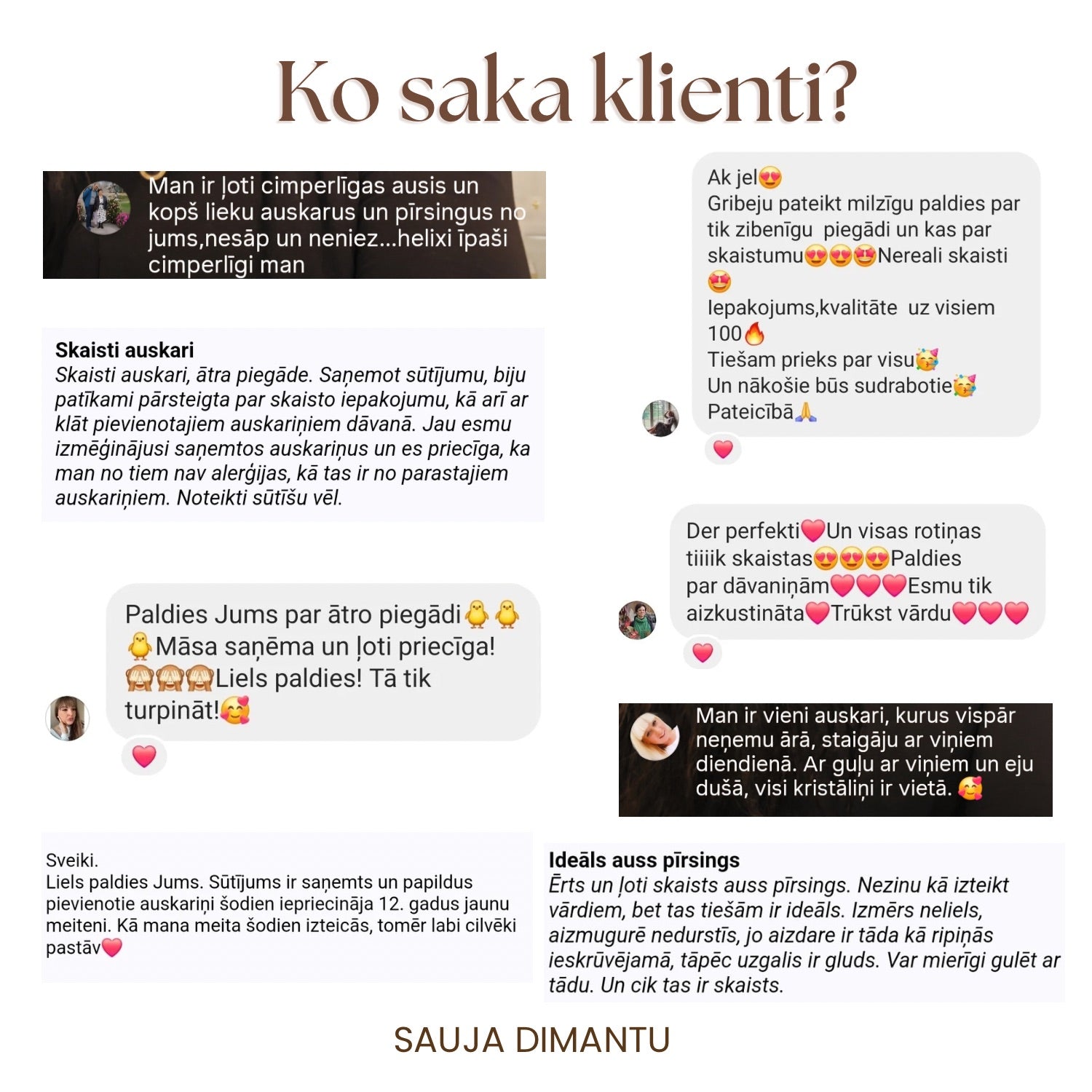 Auskari "Klasiskie,lielie riņķi 