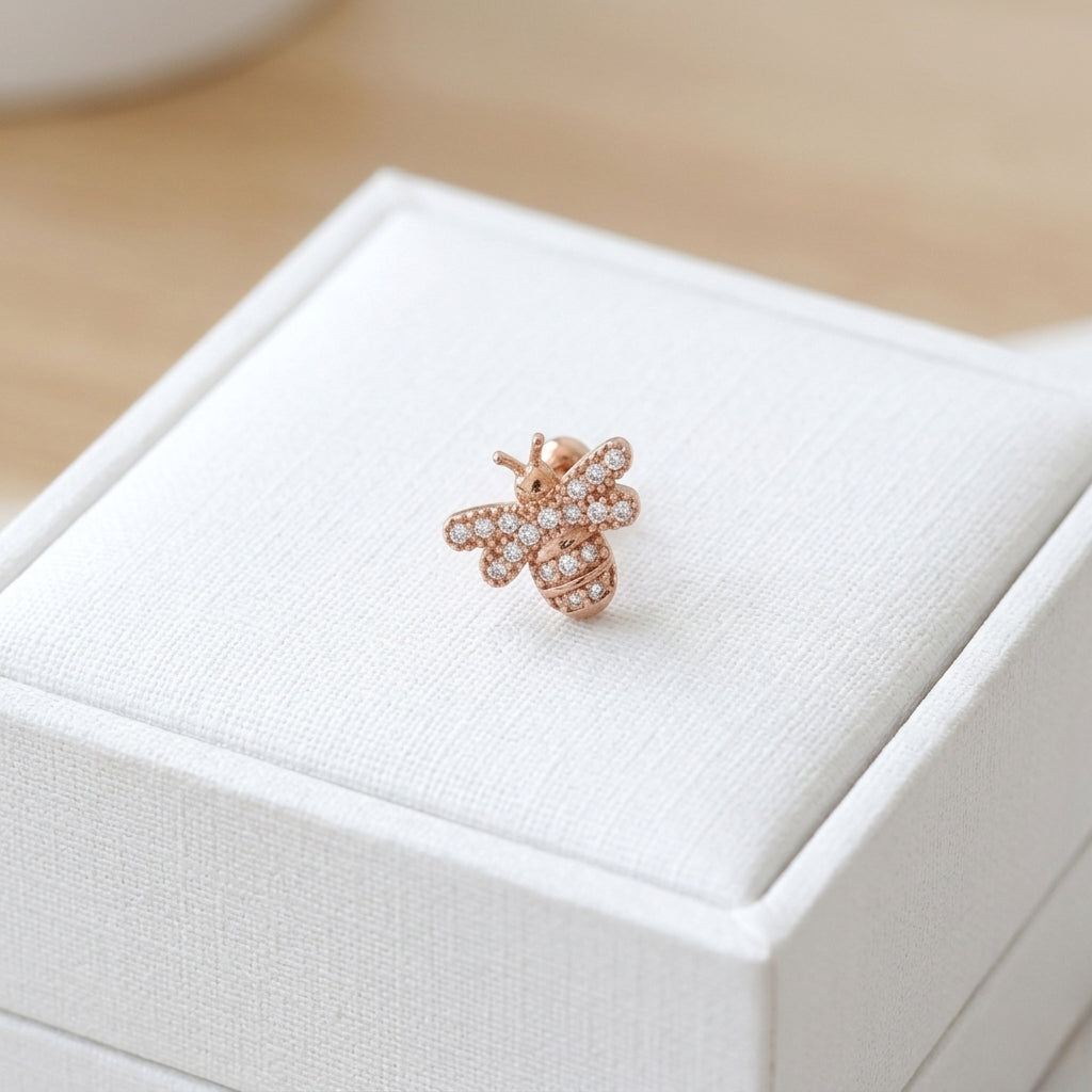 Pīrsings "Kristāla bitīte"