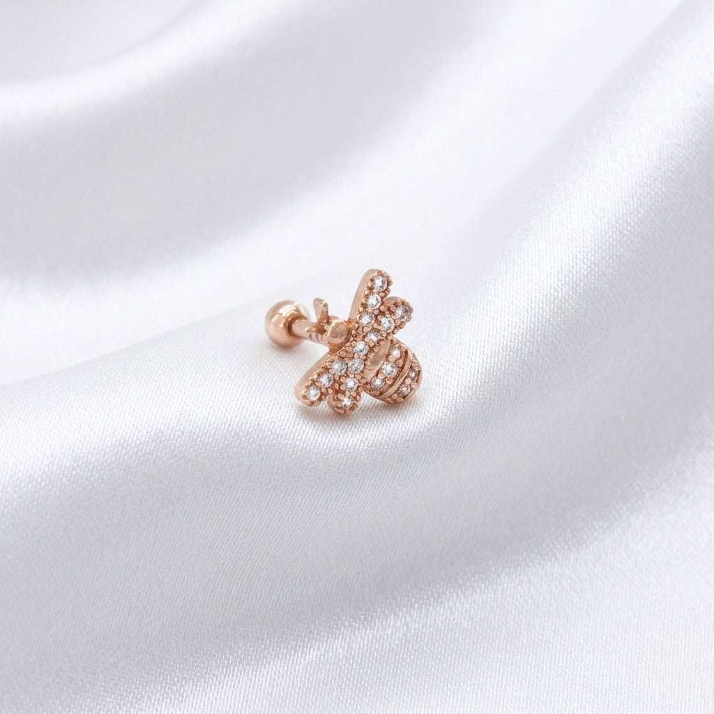 Pīrsings "Kristāla bitīte"