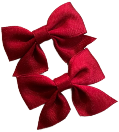 Matu sprādzes "Sarkanas satīna" 2 gab