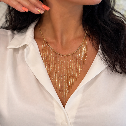 Rainfall necklace