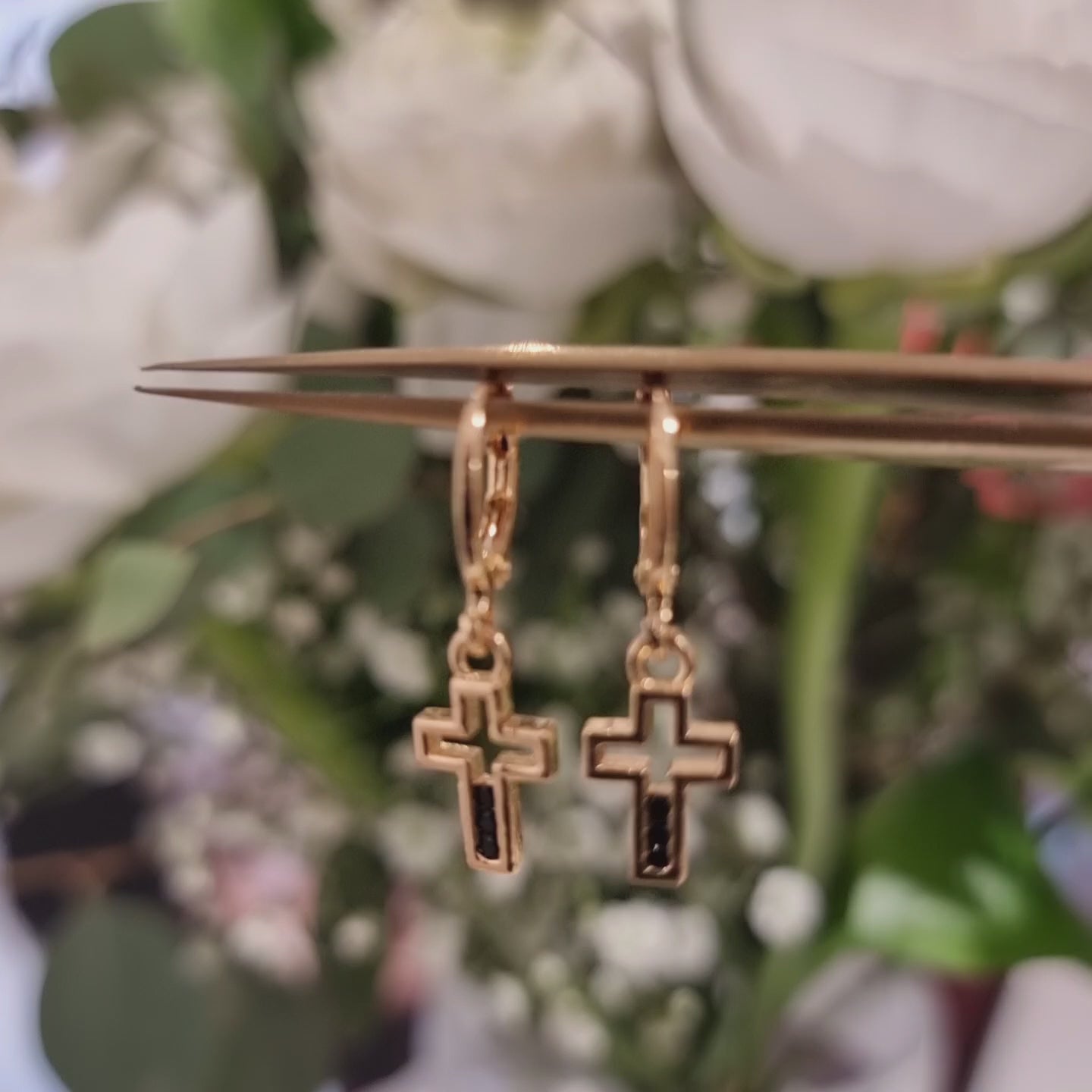 Auskari "Mazais krustiņš"