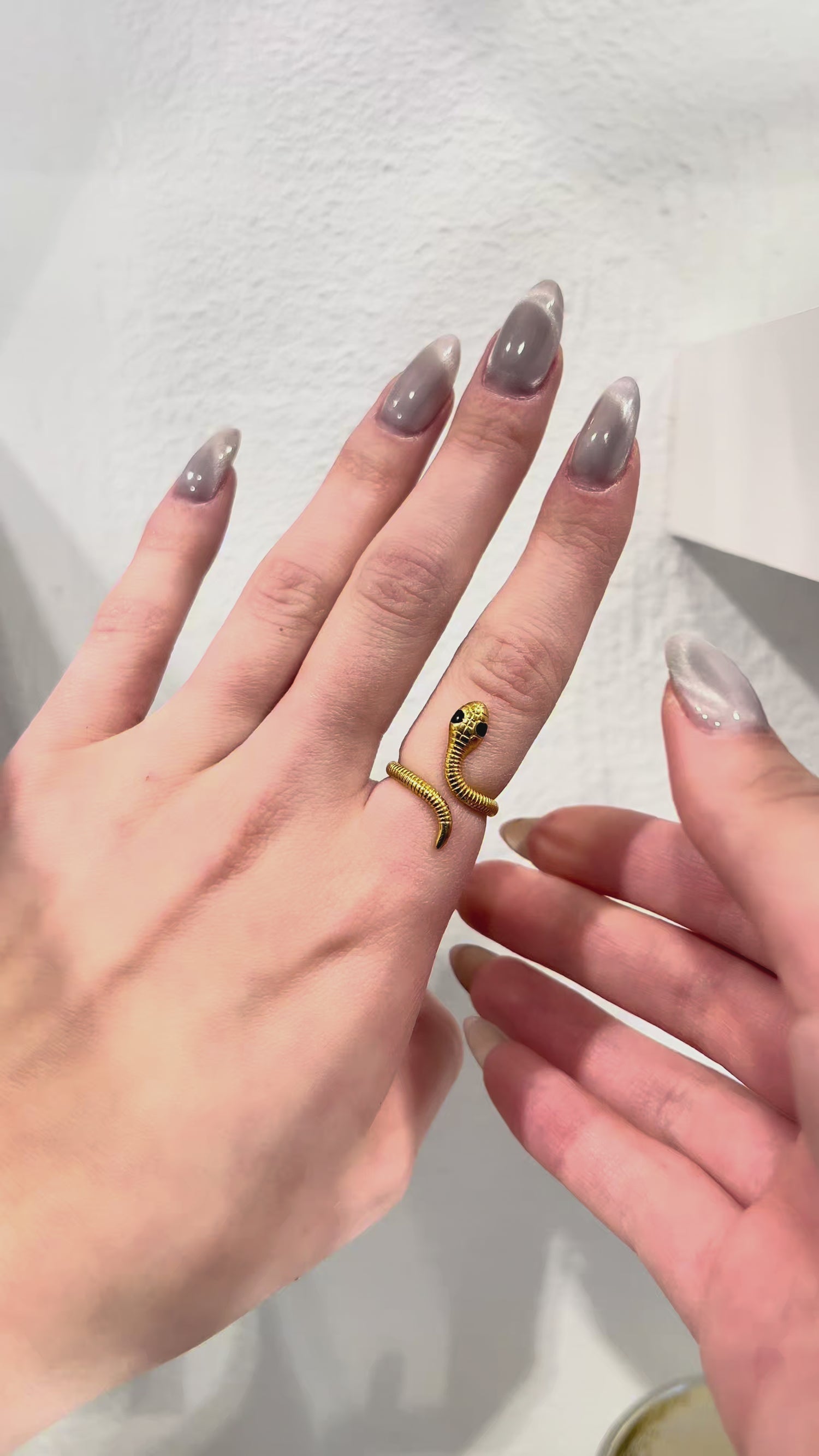 Gredzens "Girls little best friend čūska"