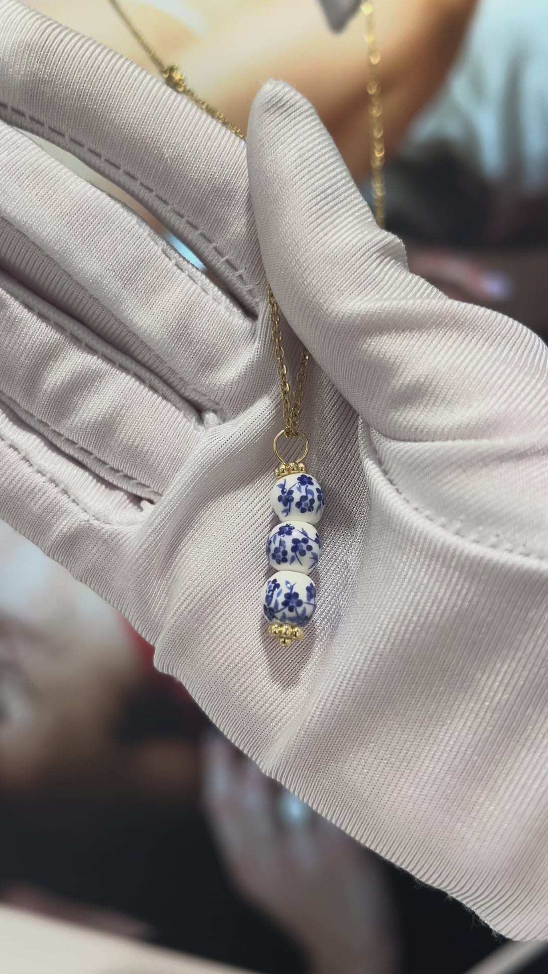 Rotu komplekts "Zilie ziedi"