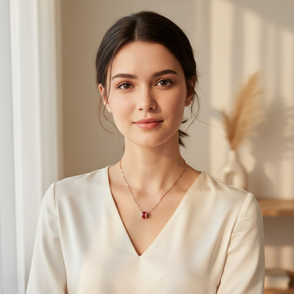 Kaklarota Swirl sarkana