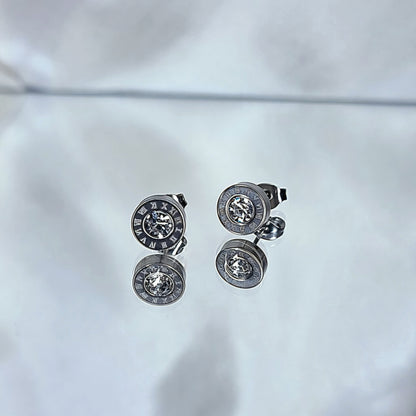 Earrings &quot;White crystal elegance&quot;