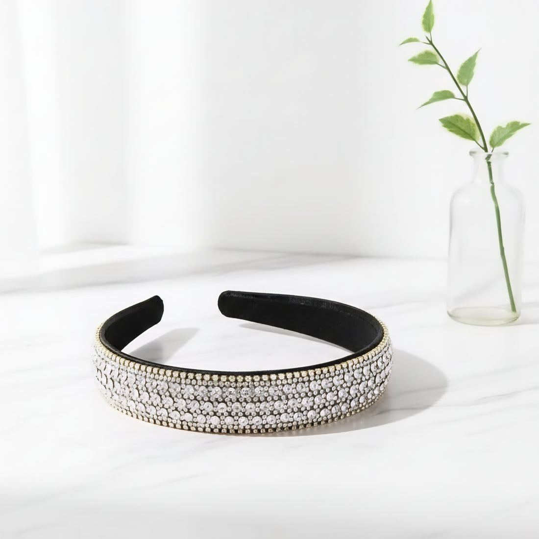 Matu stīpiņa &quot;Karalienes mirdzums&quot; dzidra vai AB crystal