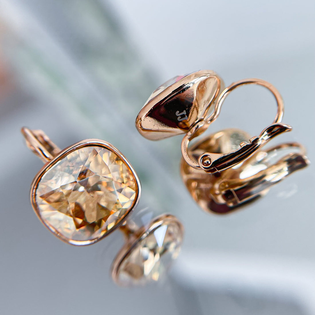 Auskari Stella champagne MEGA SALE