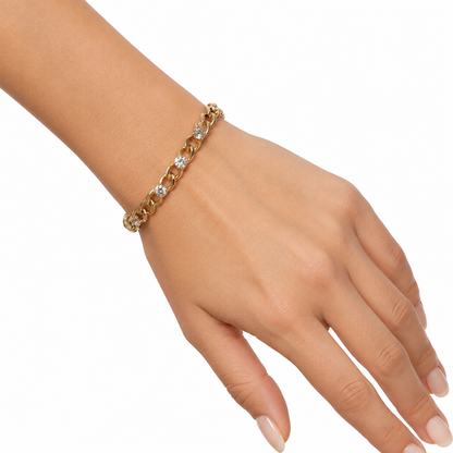 Auskari "Diamond Interlock"