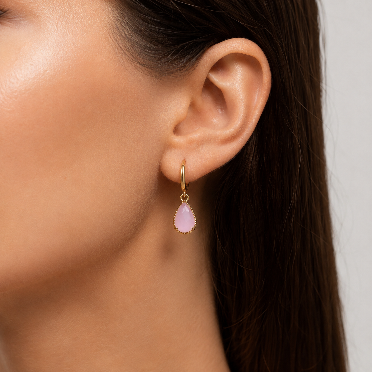 Auskari "Blush Teardrop"